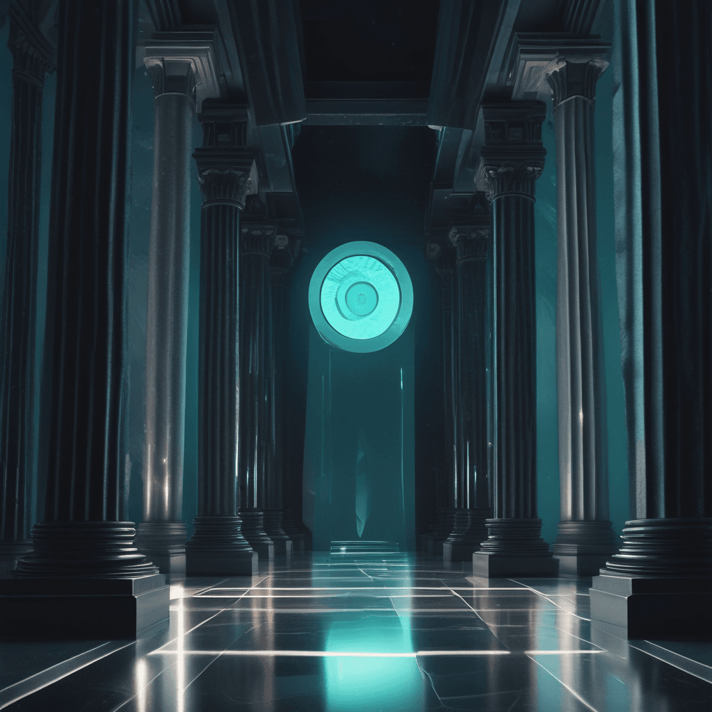 Abstract visualization representing legal compliance and governance