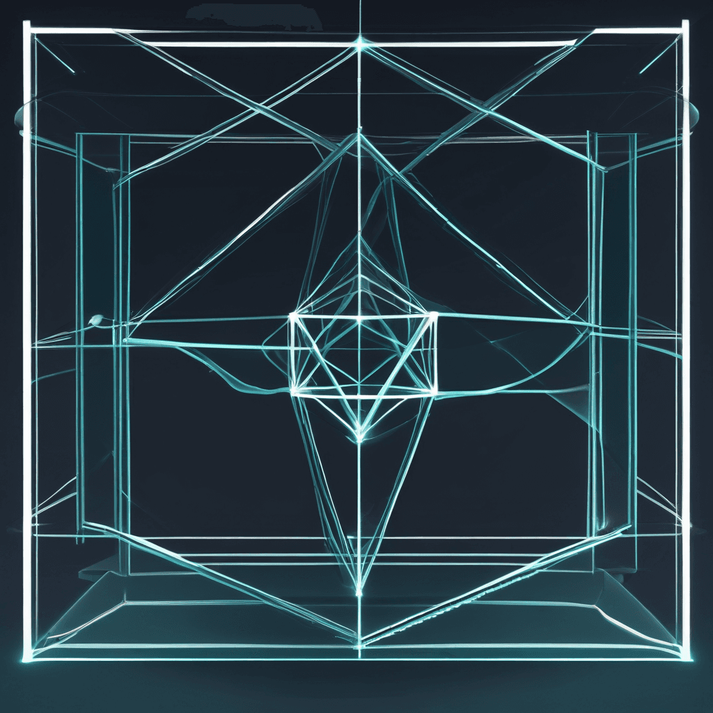 Abstract visualization representing ethical AI principles